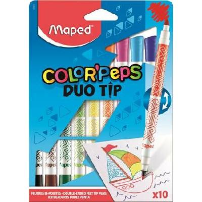 Maped ColorPeps Duo Tip 10 rôznych farieb 849010
