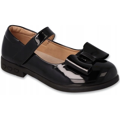 Befado dievčenské baleríny 171X001 lakované čierne