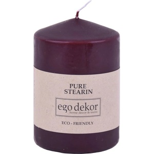 Eco candles by Ego dekor Виненочервена свещ Връх, време на горене 25 ч. Eco - Eco candles by Ego dekor (ZBC-3771018)