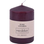 Ego dekor Виненочервена свещ Връх, време на горене 25 ч. Eco - Eco candles by Ego dekor (ZBC-3771018)
