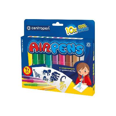CENTROPEN 1500/10 Cool Colours, fúkacie fixky, vyprateľné (10 farieb)