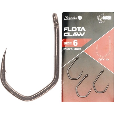 Kevin Nash Pinpoint Flota Claw Micro Barbed vel.7 10 ks
