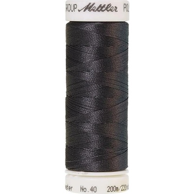 Nitě POLY SHEEN vyšívací 200m art. 3406 polyester AMANN Mettler - více barev Barva: 0132 Dark Pewter