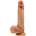Blush Novelties Renaissance Raphael 9.5 Inch Sliding Foreskin Dildo with Squeezable Balls Tan