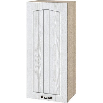 Image 1 of ИРИМ Висок горен кухненски шкаф Сити МФ-Бяло фладер-04-166 40/30/90 см ляв