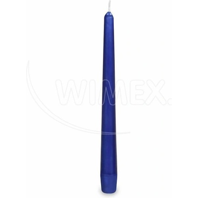 Wimex WIMEX s. r. o. Конична свещ тъмносиня Ø23 x 245 мм [10 бр. ]