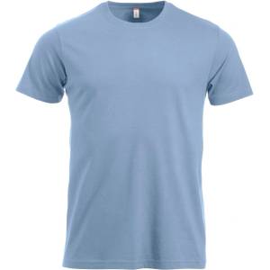 CLIQUE new classic-t / Мъжка памучна тениска с обло деколте - светлосиня xl (67936003704)