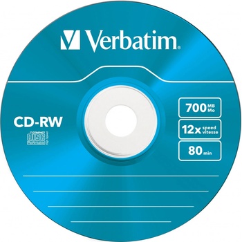 Verbatim CD-RW 700MB 12x, 5ks