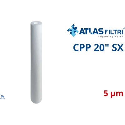 Atlas Filtri Atlas CPP 20 SX 5 mcr Патрон пресован полипропилен 20" (RA5706708)