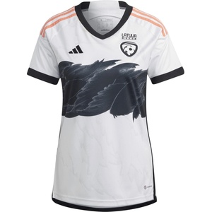 adidas Дамска футболна фланелка Adidas Womens Latvia Away Shirt 2023 - White