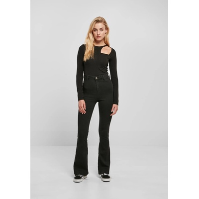 Urban Classics Дамски дънки в черен цвят Urban Classics Ladies Denim PantsUB-TB5451-00618 - Черен, размер 32