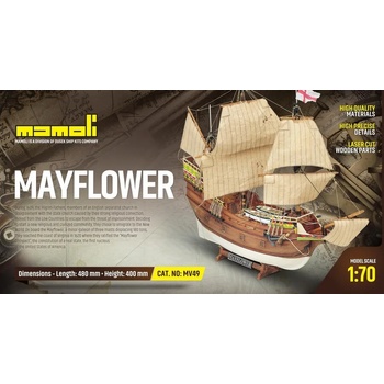 Image 1 of Mamoli Галеон Mayflower - The Pilgrim Fathers boat (MV49)