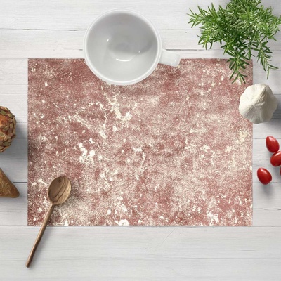 Biante Sametové prostírání Isabela IBL-013 Gold Design starorůžové 30x40 cm