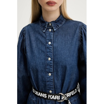 Karl Lagerfeld Jeans Дънкова рокля Karl Lagerfeld Jeans (A3W13014)