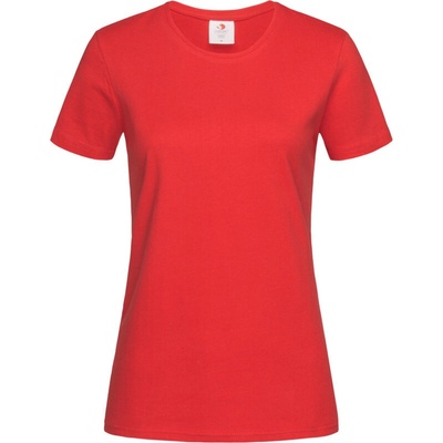 Stedman Tričko Comfort 185 Women krátký rukáv dámské Červená scarlet