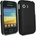 Samsung Galaxy Y Duos S6102 Твърд Калъф Черен + Протектор