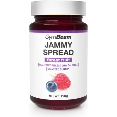 GymBeam Jammy Spread Lesné ovocie 220 g