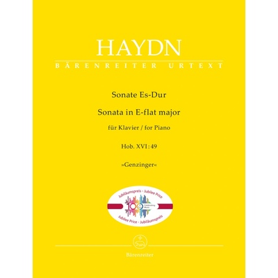 Sonáta Es dur pro klavír Hob. XVI:49 "Genzinger" od Joseph Haydn
