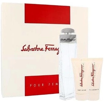 Salvatore Ferragamo Pour Femme EDP 100 ml + tělové mléko 50 ml + sprchový gel 50 ml dárková sada