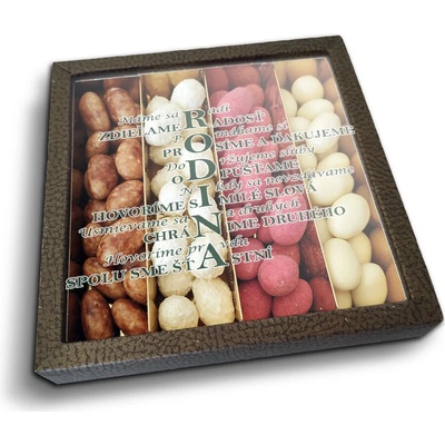 Sablio Mandle v čokoláde Rodina 2 4 x 80 g