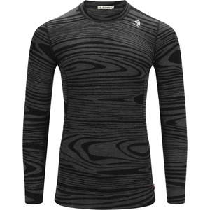 Aclima Мъжко мериносово термобельо Aclima WW Crew Neck Merino base layer - Black Motion - размер XXL (015-0274-0815)