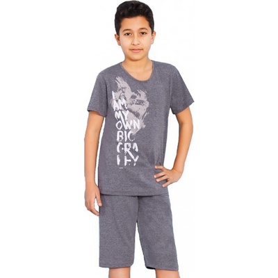 Dětské pyžamo 1F0686 šedé