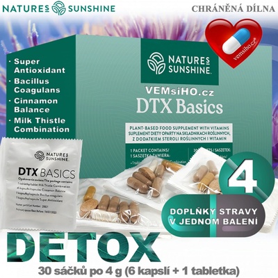 Nature’s Sunshine DTX Basics 30 sáčkov