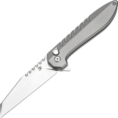Kansept Kosame Stonewashed 154CM,Stonewashed Ti with Jade G10 Inlay T1093F6