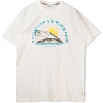 LAKOR Мъжка тениска LAKOR Summer Stone T-Shirt - Star White (216-7688-0112)