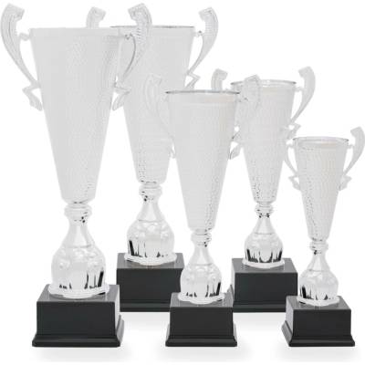 Pohár EXKLUZIV výška 47 cm stříbrný