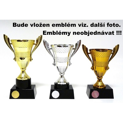 VIZINGR Červený král poháry 512-L317 512-L317/20 cm stříbro