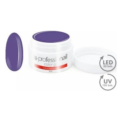 Professionail Farebný LED UV gél ULTRAVIOLET Fialová 5 ml