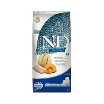 N&D Dog Ocean Pumpkin GF Puppy Medium & Maxi, Cod & Cantaloupe melon 12 kg