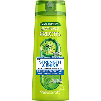 Garnier Fructis Strength & Shine Fortifying Shampoo šampon pro posílení a lesk vlasů woman 250 ml
