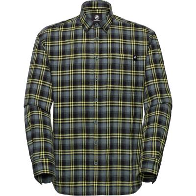 MAMMUT Мъжка риза с копчета Mammut Trovat Summer Longsleeve Shirt - Black / Strata (033-2469-0413)