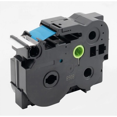 Compatible Съвместима лента с Brother TZ-FX263 / TZe-FX263, 36mm x 8m, гъвкави, син шрифт / бял фон (TZe-FX263)