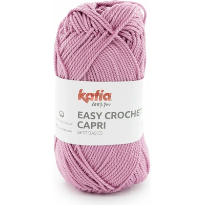 EASY CROCHET CAPRI Katia Farby EASY CROCHET CAPRI: 120 ružová