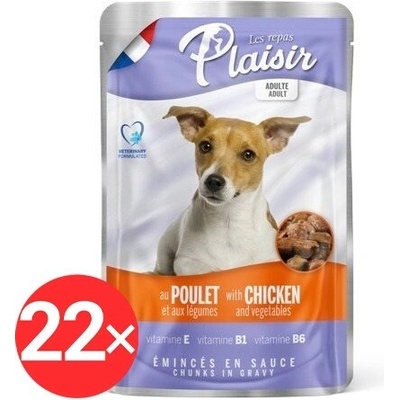 Plaisir kuřecí se zeleninou 22 x 100 g