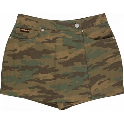 SANTA CRUZ kraťasy Classic Label Skort Dark Camo