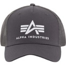 Alpha Industries Basic Trucker Cap vintage grey šedá