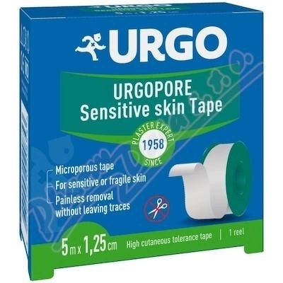 Urgo PORE Náplast netkaný textil 1,25 cm x 5 m NOVÁ