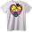 NOONEBRAND Тениска Rugrats Tommy Сърце - L, Black