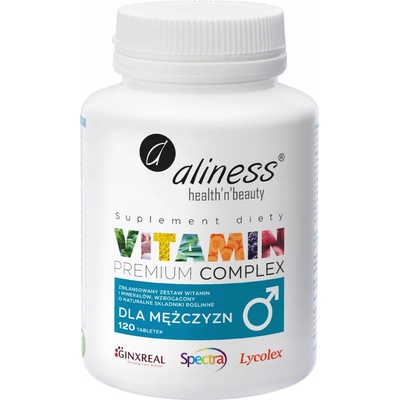Aliness Prémiový Vitamínový komplex pre mužov 120 tabliet