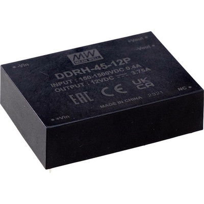 MEAN WELL DDRH-45-24P DC/DC měnič napětí do DPS 24 V/DC Počet výstupů:1 x Obsah 1 ks