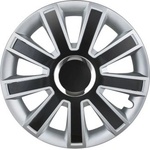 Carmart Тасове за джанти Flash сребро / черно - 14