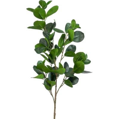 Umelá rastlina Ficus Panda spray Green 90 cm