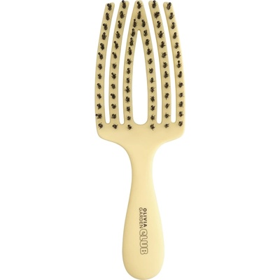 Olivia Garden CLUB The Nomad Detangling & Shine Fingerbrush Yellow Четка за коса дамски