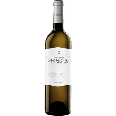 Cuatro Rayas Cuarenta 40 Vendimias Verdejo suché bílé 2022 13% 0,75 l (holá láhev)