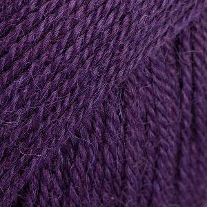 DROPS Design Alpaca Uni Colour 4400 Dark Purple Плетива прежда (10464400)