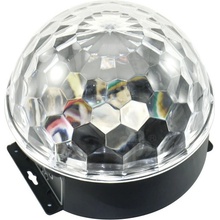 FunPlay Party XC-01 LED disko koule, 6x3W, RGBV, USB, SERVO, MP3 s dálkovým ovládáním